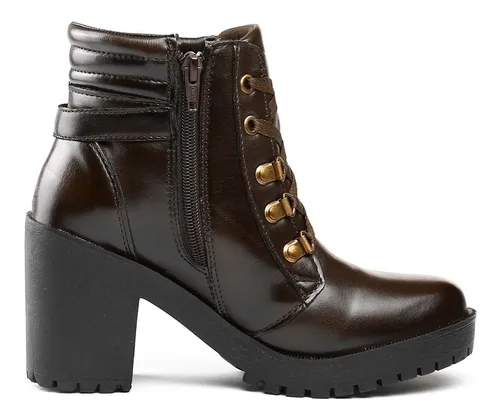 Bota coturno cano curto deals sapatofran