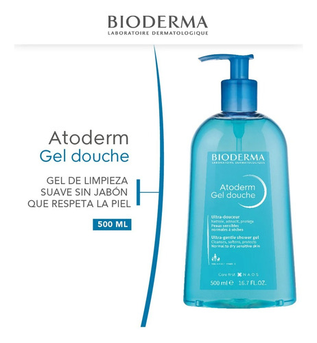 Bioderma Atoderm Gel De Ducha 500 Ml