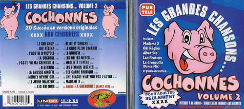 Cd:vol. 2-pour Adultes Seulement Xxx