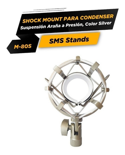 Imagen 2 de 6 de Shockmount Araña Soporte Anti Vibracion Condenser