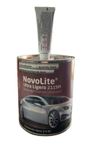 Pasta Rellenador Novolite Automotriz Axalta 3.4kg Holateria