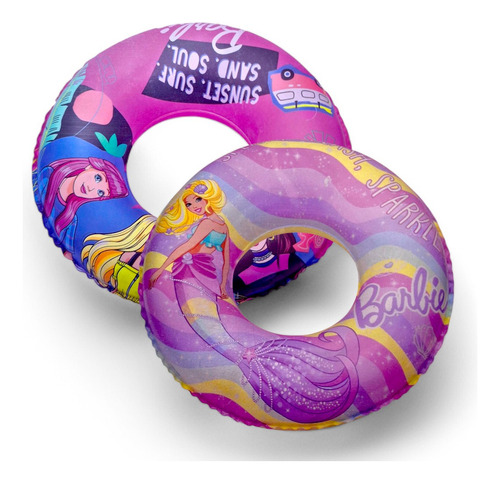 Cyc Salvavidas Inflable Aro Flotador Barbie 60 Cm T378326