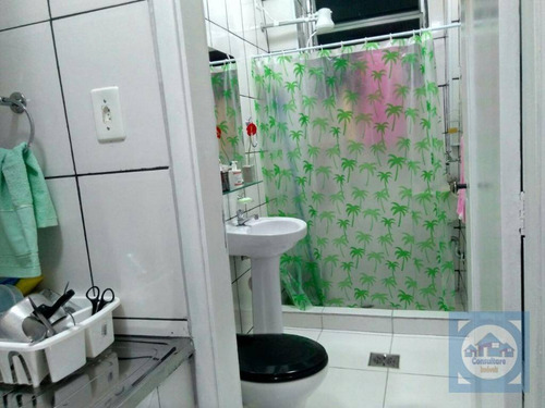 Imagem 15 de 23 de Kitnet Com 1 Dormitório À Venda, 21 M² Por R$ 138.000,00 - Itararé - São Vicente/sp - Kn0694