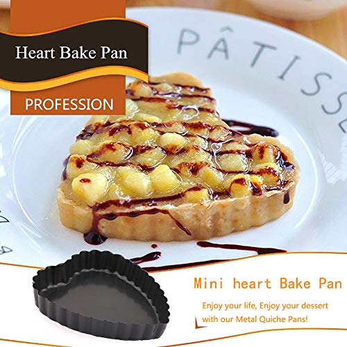 Juego De 6 Moldes Para Mini Tartas De 4 Pulgadas En Forma De