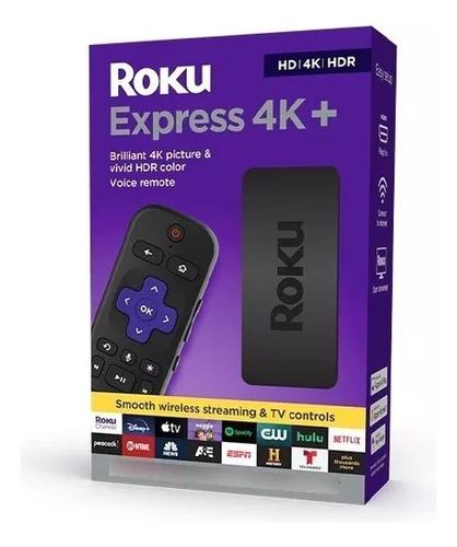 Roku Express 4k + Plus Smart Box Hd Wifi Streaming Stick 