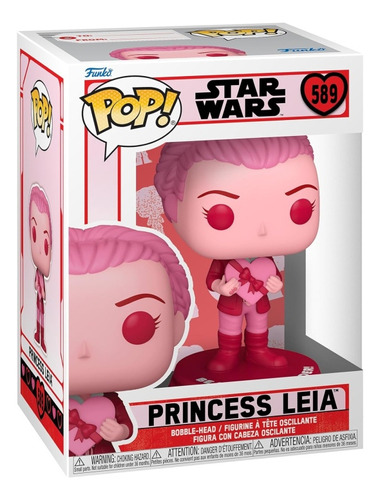 Funko Pop! Star Wars San Valentín Princesa Leia Original 589