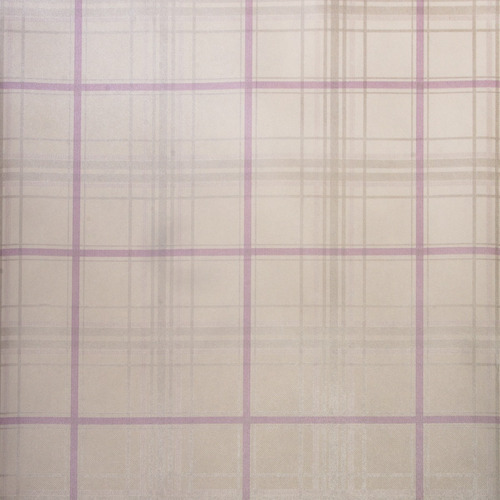 Papel De Parede Importado Vinilico Lavavel Xadrez Roxo Bege