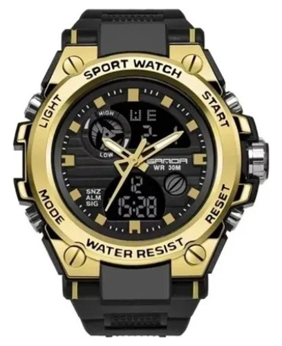 Sanda739 Reloj Casual Militar Resistente Al Agua Para Hombre