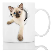 Comprar Taza De Café Con Gato Siamés ' Taza De Café Divertida De ' '