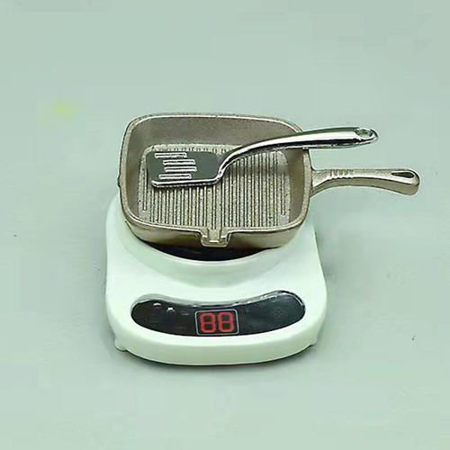 Casa De Muñecas, Horno Eléctrico En Miniatura, Juego De