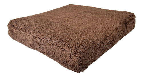 Imagen 2 de 6 de Cucha Perro Cama Para Perros Corderito 50x60 Marron