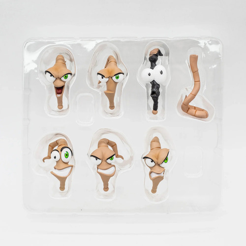 Premium Dna: Earthworm Jim Worm Body & Jim Heads Pack