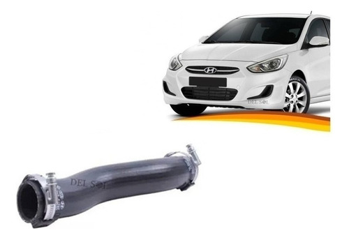 Manguera Intercooler Inferior Para Hyundai Accent 2011 2017 