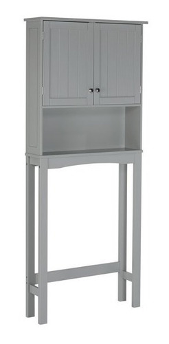 Anaquel Gabinete Mueble Organizador Para Baño Ahorrador Gris