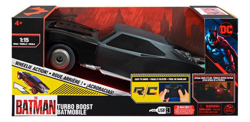 Vehículo A Control Remoto Batman Rc Batimóvil Turbo Boost .