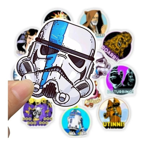 Imagen 5 de 6 de Star Wars - Set De 50 Stickers / Calcomanias
