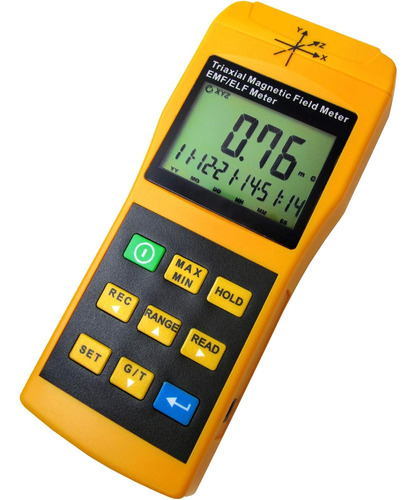 3-axis Gauss Emf Elf Medidor De Detección, Intensidad ...