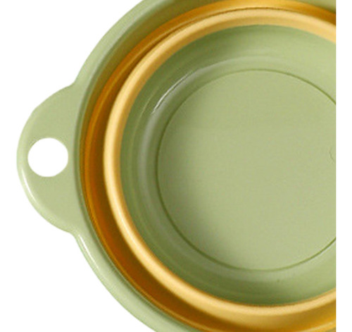 Bacia De Lavar Louça Dobrável Bacia Verde 38x23,5x11,5cm