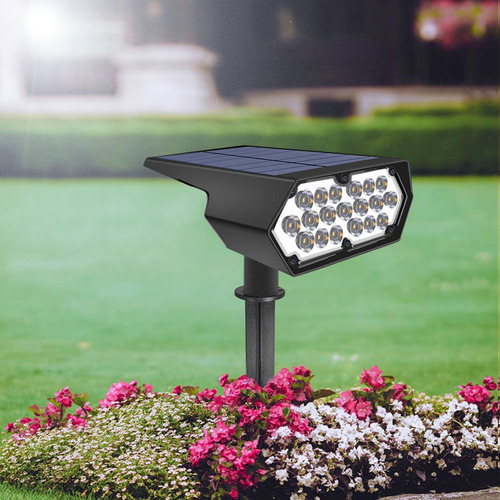 Lámpara De Pared Solar Landscape Spotlights De 19 Led