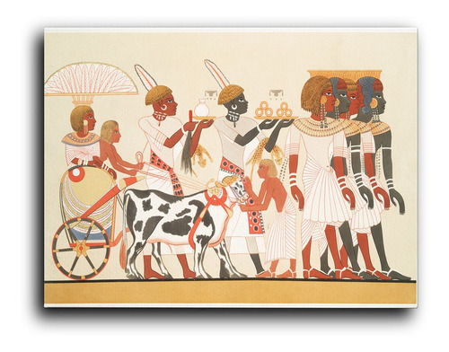 Cuadro Decorativo Canvas 100x140cm Pintura Antiguo Egipto
