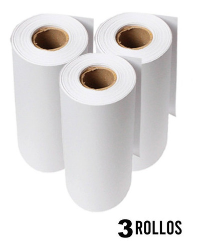 3 Rollos De Papel Para Sublimacion Sublimar 21cm Color Make