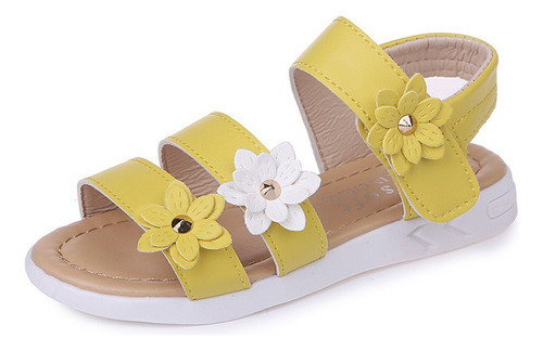 Sandalias Niña Verano Zapato Flor De Princesa Antideslizante