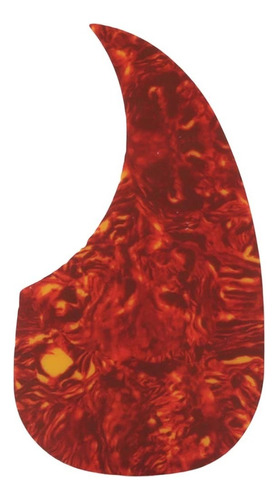 Golpeador Pickguard Mica Para Guitarra Acústica Guitarist Ho Color Rojo 1