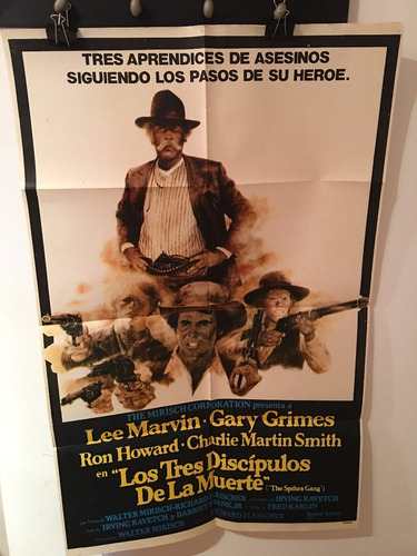 Afiche De Cine Original - Los Tres Discipulos De La Muerte