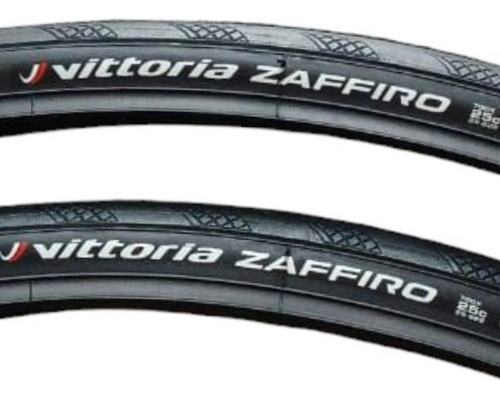 Par Cubiertas Vittoria Zaffiro 700x25 Alambre Negro
