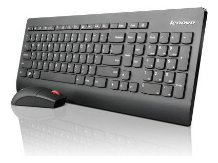 Kit Teclado Mouse Inalámbrico Lenovo Essential  Usb 2.4ghz, 