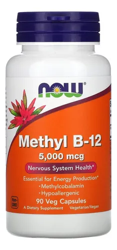 comprar Suplemento en cápsula NOW Nervous System Health Vitamina B12 de 90 un