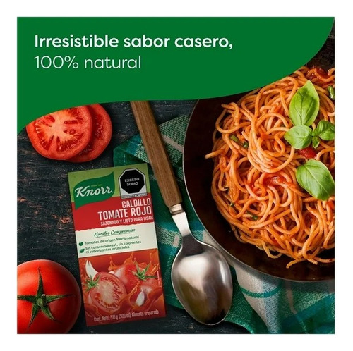 6 Pza Caldillo De Tomate Rojo Knorr 500 Ml