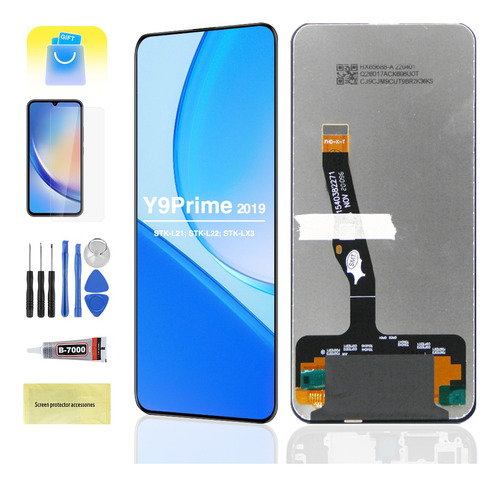 Pantalla Para Huawei Y9 Prime 2019 Stk-lx3 Táctil Lcd