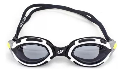 Óculos De Natação Triathlon Mergulho Hammerhead Avenger Cor Branco/Fume