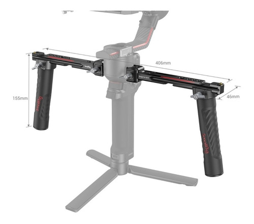 Imagen 2 de 5 de Smallrig Empuñadura Doble Dji Rs 2 / Rsc 2 3027