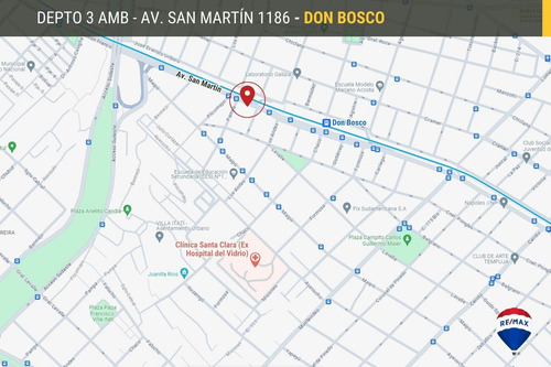 Venta Depto 3 Ambientes Al Frente, Don Bosco.