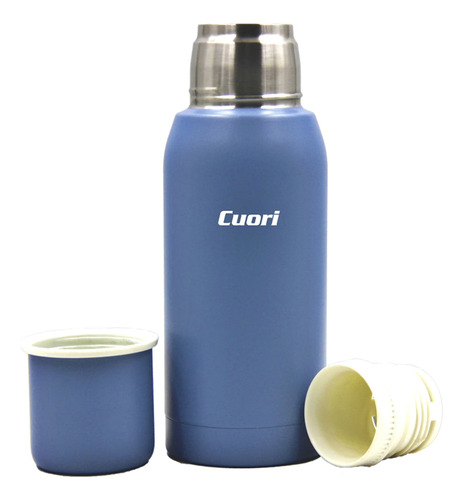 Termo Cuori Botti 750 Ml Acero Inox Tapon Cebador Azul