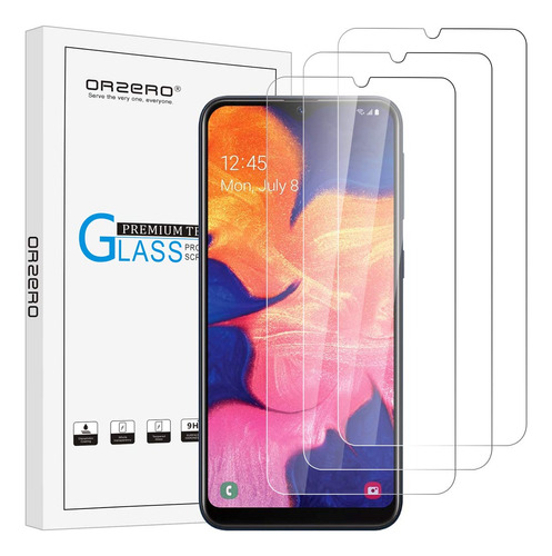 Orzero 3 Protector Pantalla Vidrio Templado Para Samsung 9