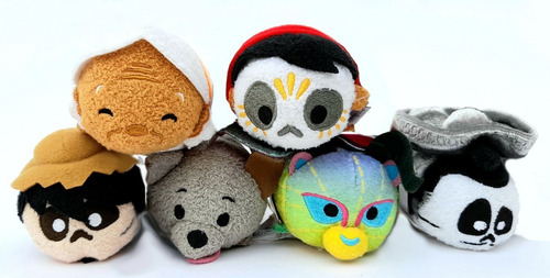 Coco Disney Tsum Tsum Mini Colección 6 Peluches Hermosos