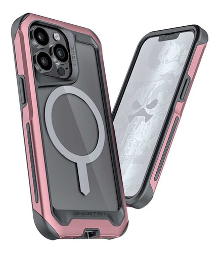 . Funda Ghostek Atomic Para iPhone 13 Pro Aluminio Transp 