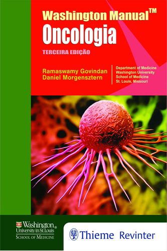 Washington Manual: Oncologia, de Govindan, Ramaswamy. Editora Thieme Revinter Publicações Ltda, capa mole em português, 2017