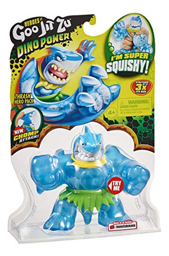 Figura De Acción Heroes Of Goo Jit Zu Dino Power Thrash Shar