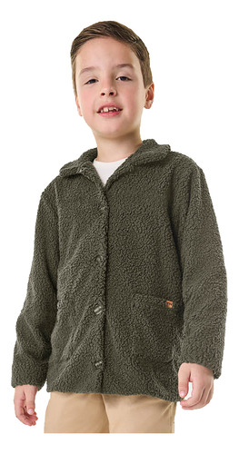 Casaco Jaqueta Infantil Menino Fleece Inverno Trick Nick