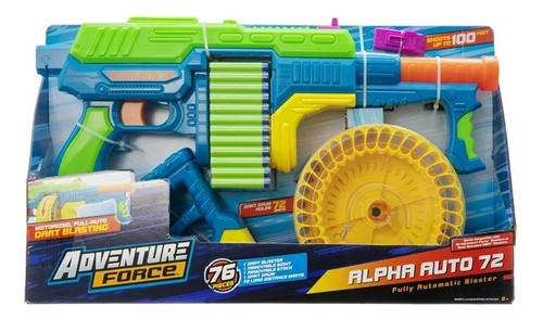Pistola Lanzador De Dardos Alfa Auto 72 Compatible Con Nerf