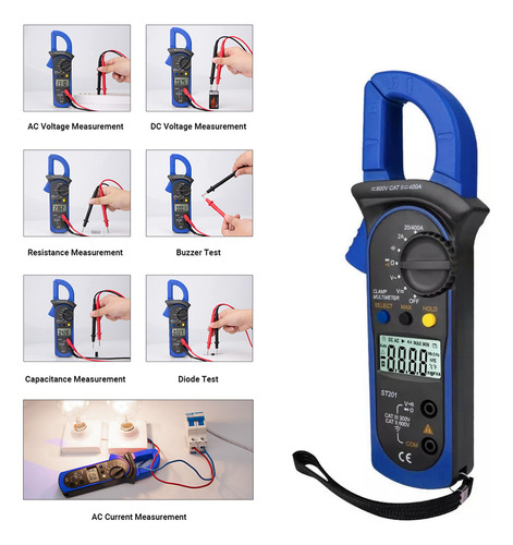 Aneng Multimeter Pinza Digital 4000 Accounts Probador Amperi