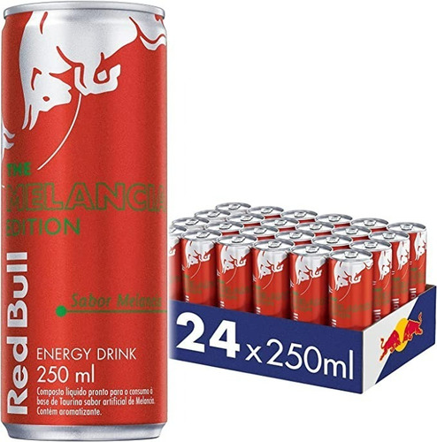 Energético Red Bull Energy Drink The Melancia Edition 250ml cada (24 Latas)