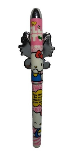 Pluma C/placa Hello Kitty (juego De 3 Pzas)