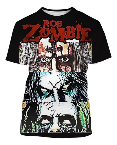 Rt Camiseta De Hombre Con Estampado 3d De Rob Zombie
