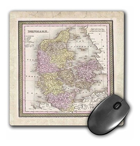 Mouse Pad Mapa Dinamarca 1850