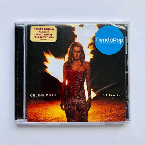 Celine Dion Courage Usa Deluxe Edition 20 Temas + Poster